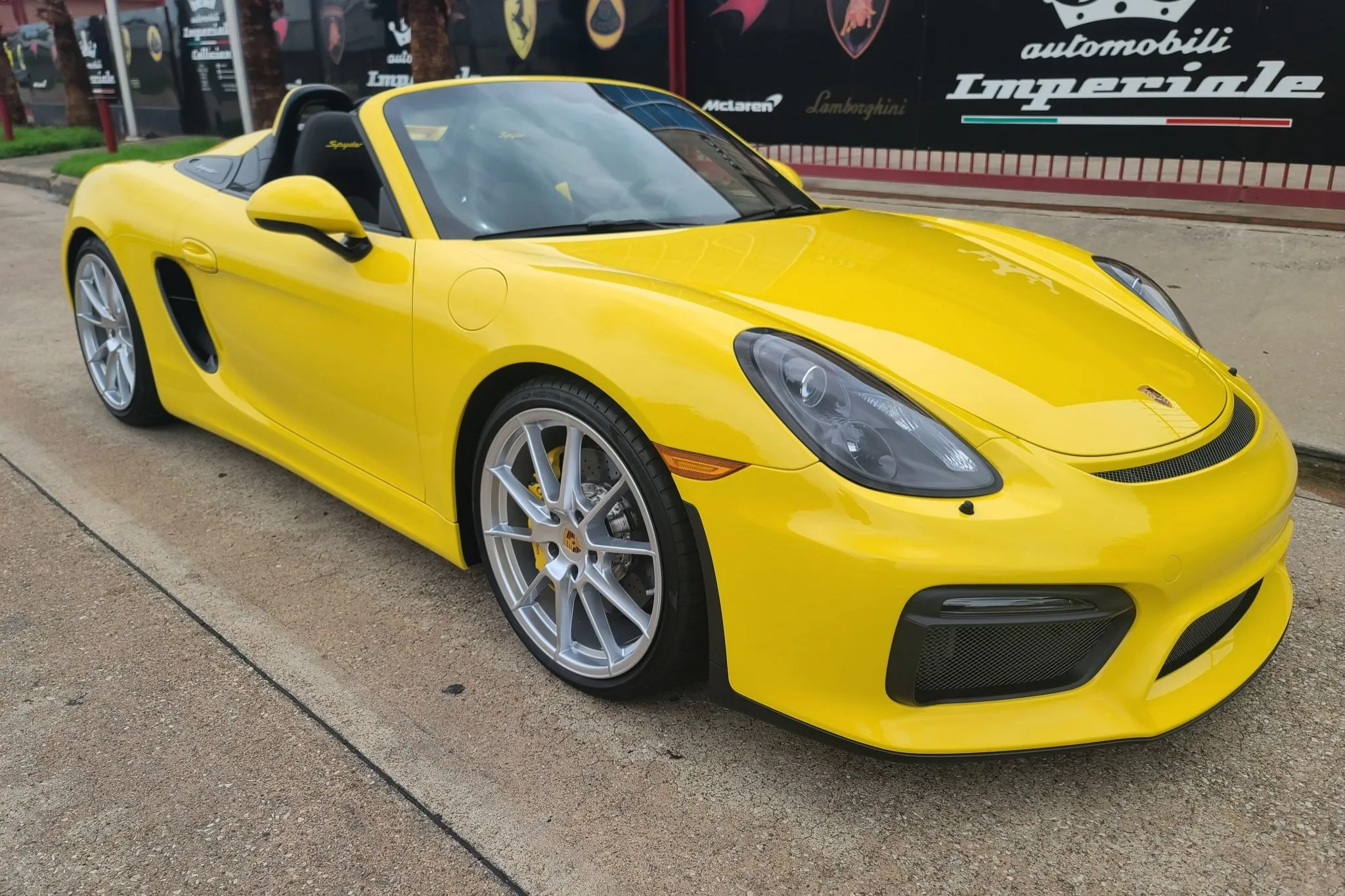 2016 Porsche Boxster Spyder